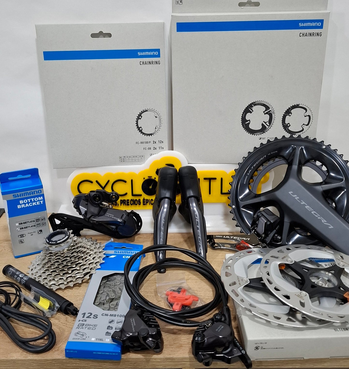 Grupo Shimano Ultegra R8170 Di2 Disco