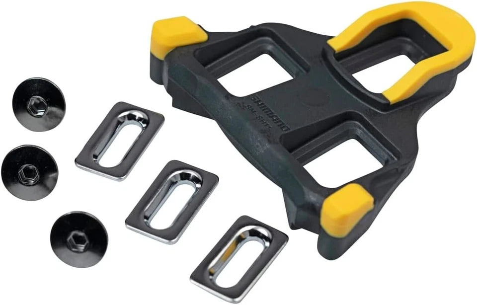 Calas amarillas para pedales Shimano spd ultegra 105 dura ace 
