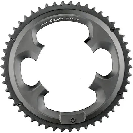 Plato coronilla marca Shimano para grupos de 10 velocidades tiagra R4700 50 dientes