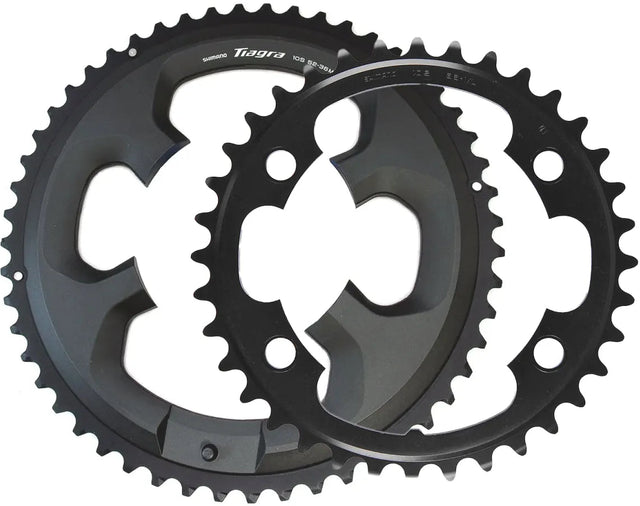 Plato coronilla marca Shimano para grupos de 10 velocidades tiagra R4700 52 36 50 34