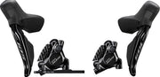Manetas ergopower marca shimano referencia 105 r7170 electrónicas y hidráulicas con mordazas de 12 velocidades