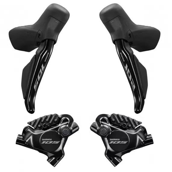 Manetas Ergopower Shimano 105 R7170 Electrónico Disco