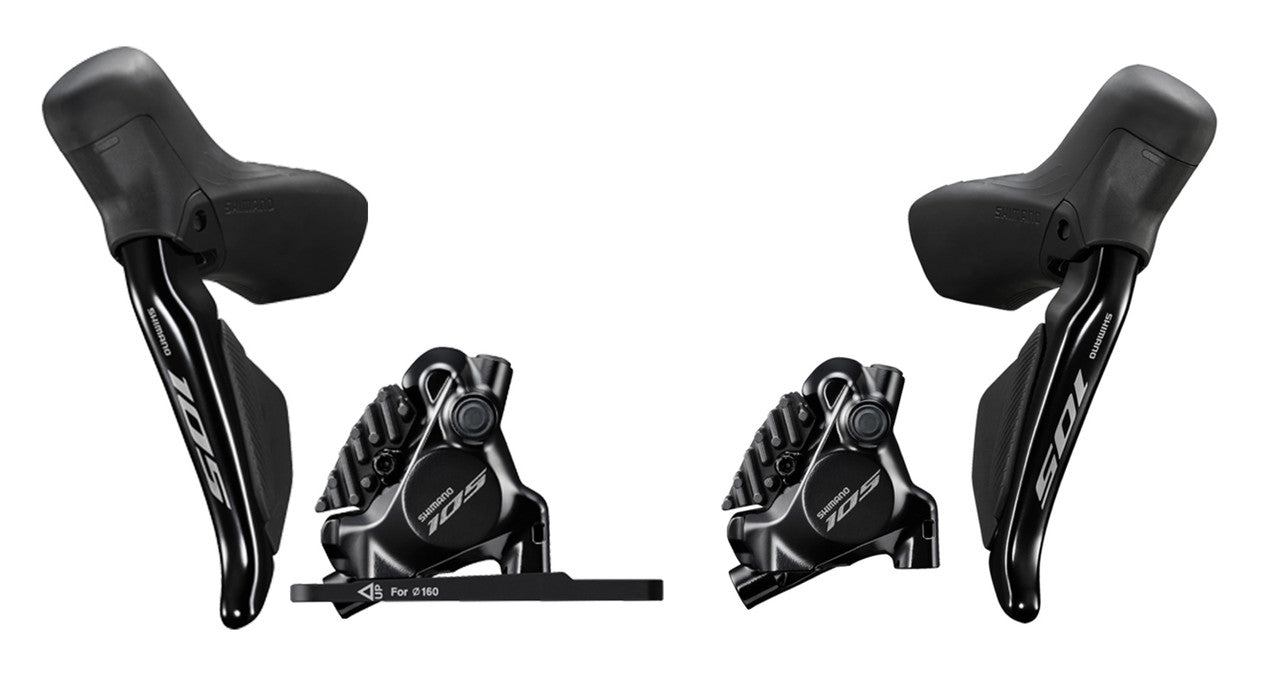 Maneta Ergopower Shimano 105 R7170 Electrónico Disco