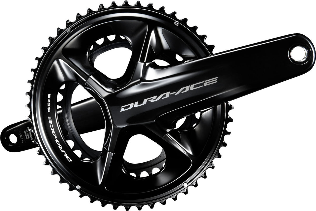 Frontal de un plato Shimano Dura ace R9200 de 12 velocidades relacion 50-34 y biela 170mm