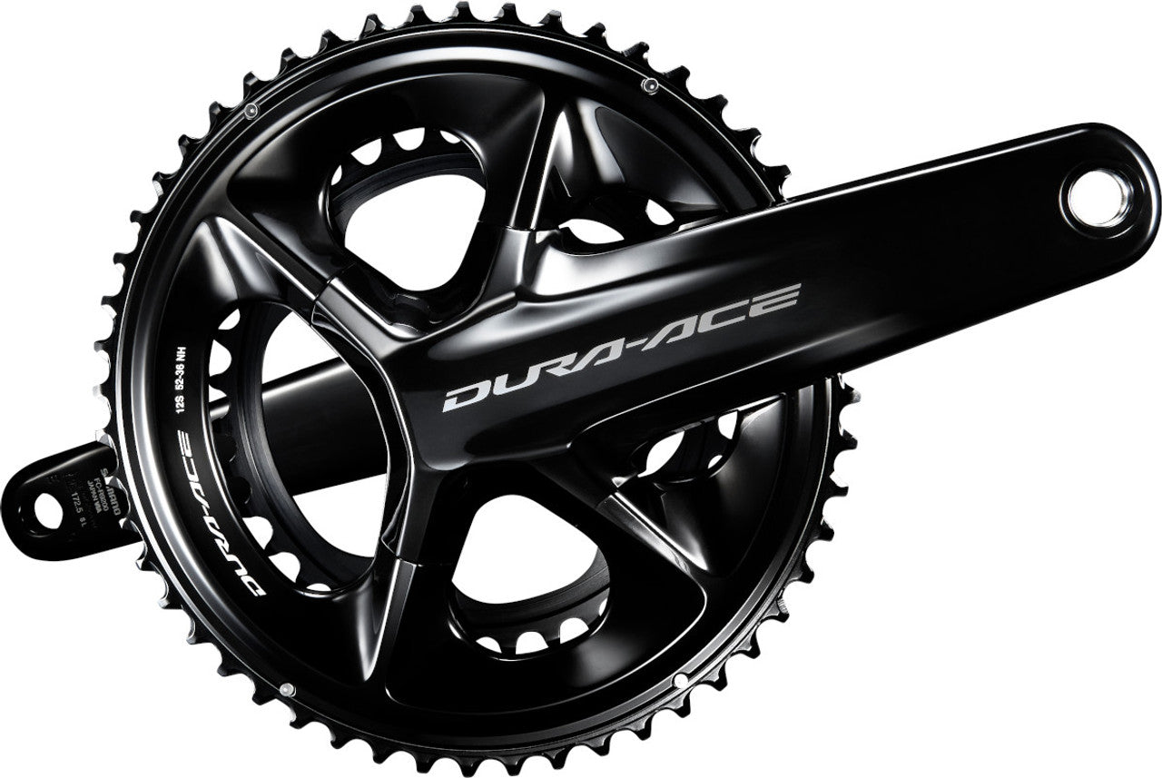 Frontal de un plato Shimano Dura ace R9200 de 12 velocidades relacion 50-34 y biela 170mm