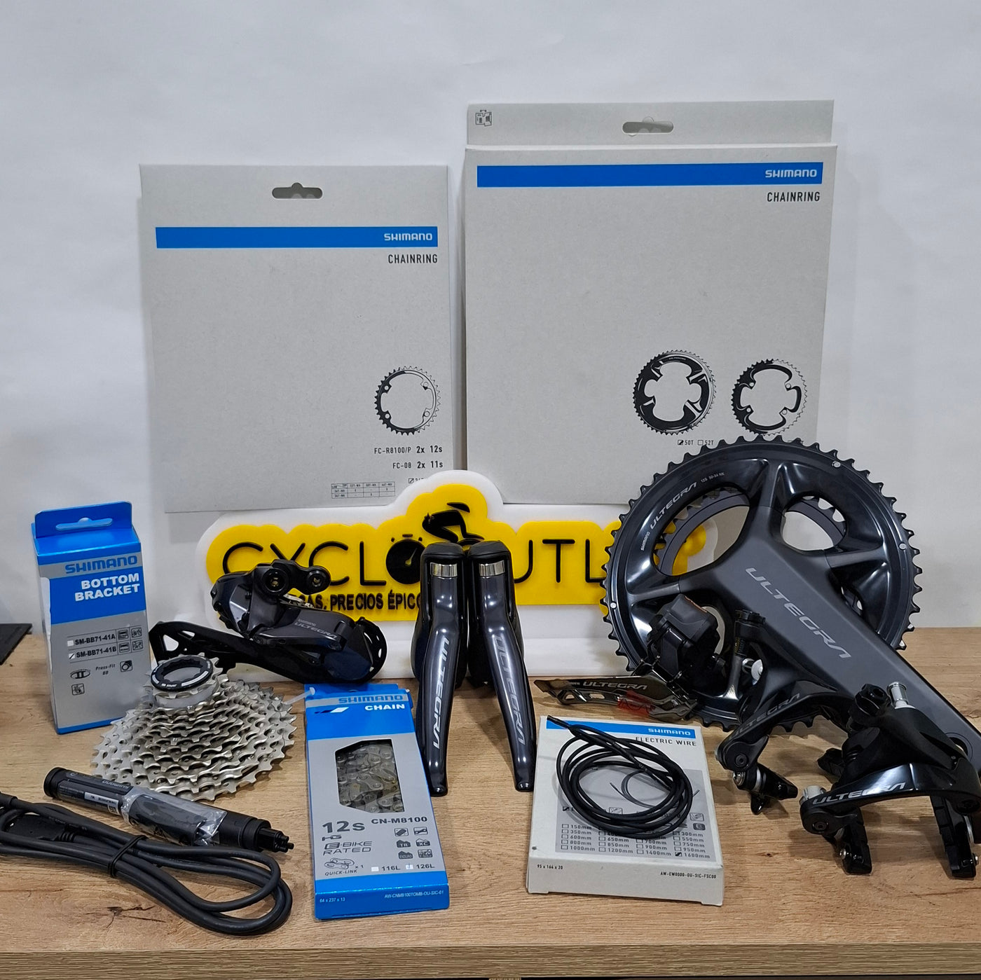 Grupo Shimano Ultegra R8150 Electrónico Di2 Herradura