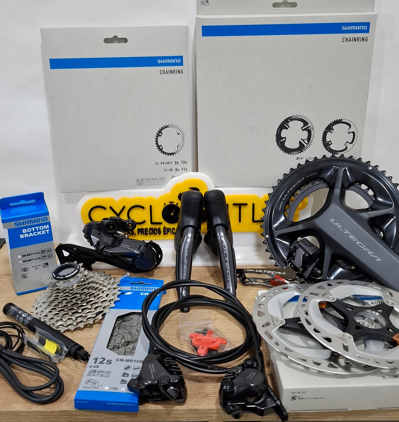 Grupo Shimano Ultegra R8170 Electrónico Di2 Disco