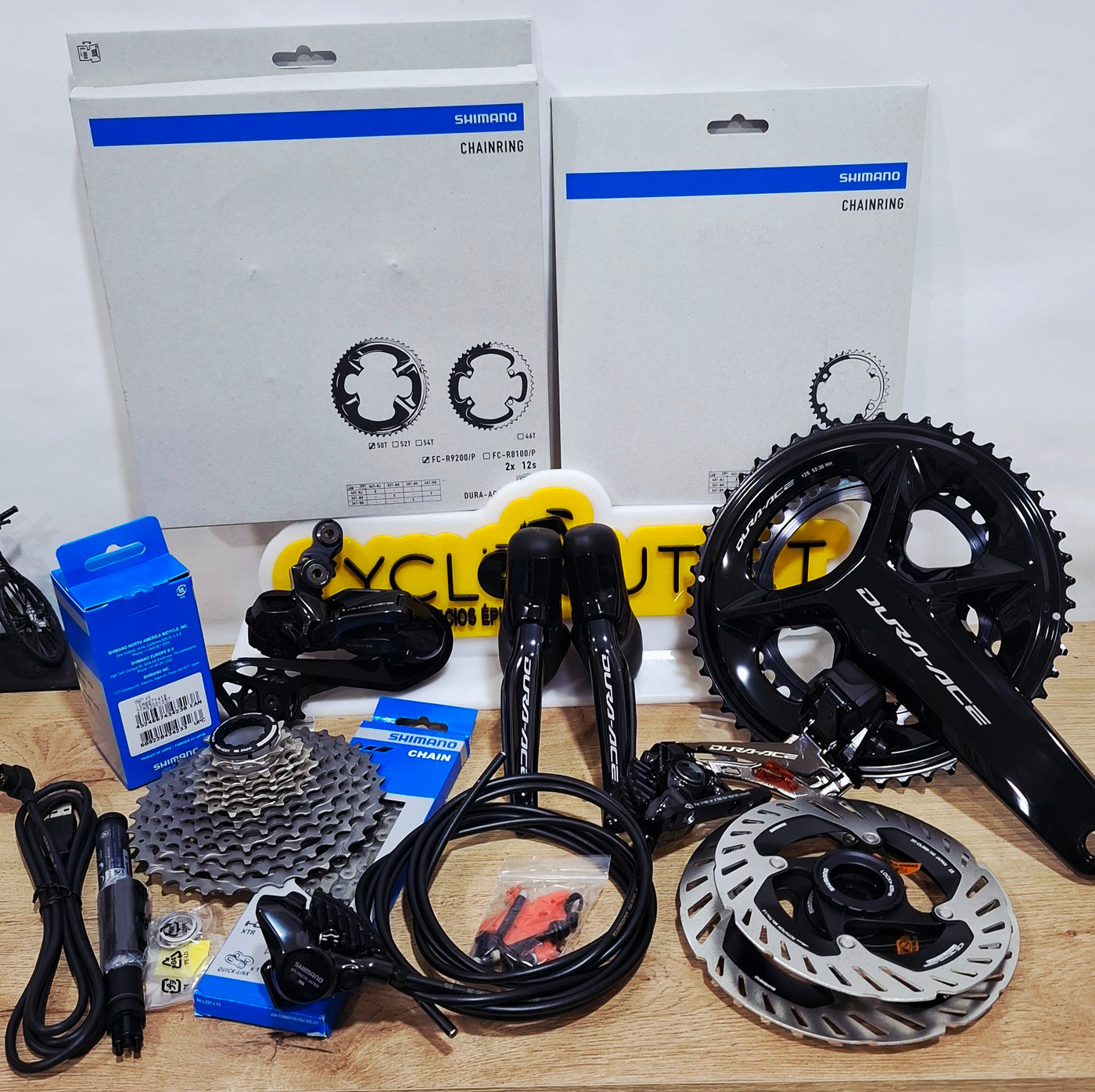 Grupo Shimano Dura Ace R9270 Electrónico Di2 Disco