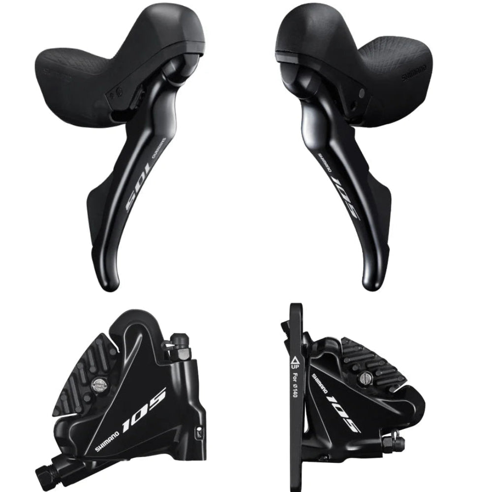 Manetas Ergopower Shimano 105 R7020 Disco - vista 1