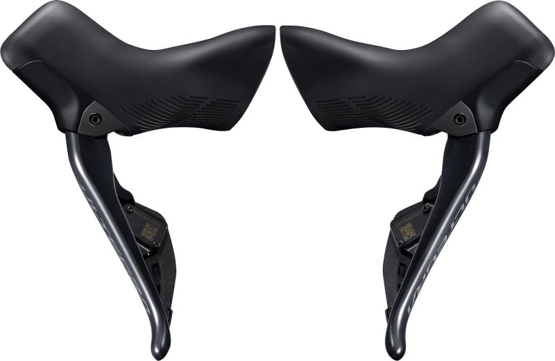 Lateral de las manetas shimano ultegra electrónicas di2 de 12 velocidades referencia r8170