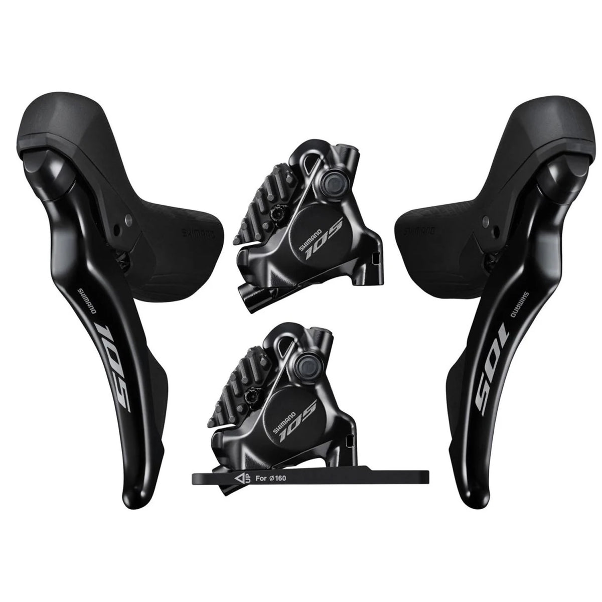 Manetas ergopower shimano 105 de 12 velocidades referencia r7120 con mordazas