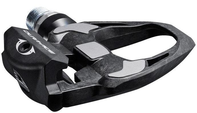 Detalle del pedal derecho Shimano dura ace r9100