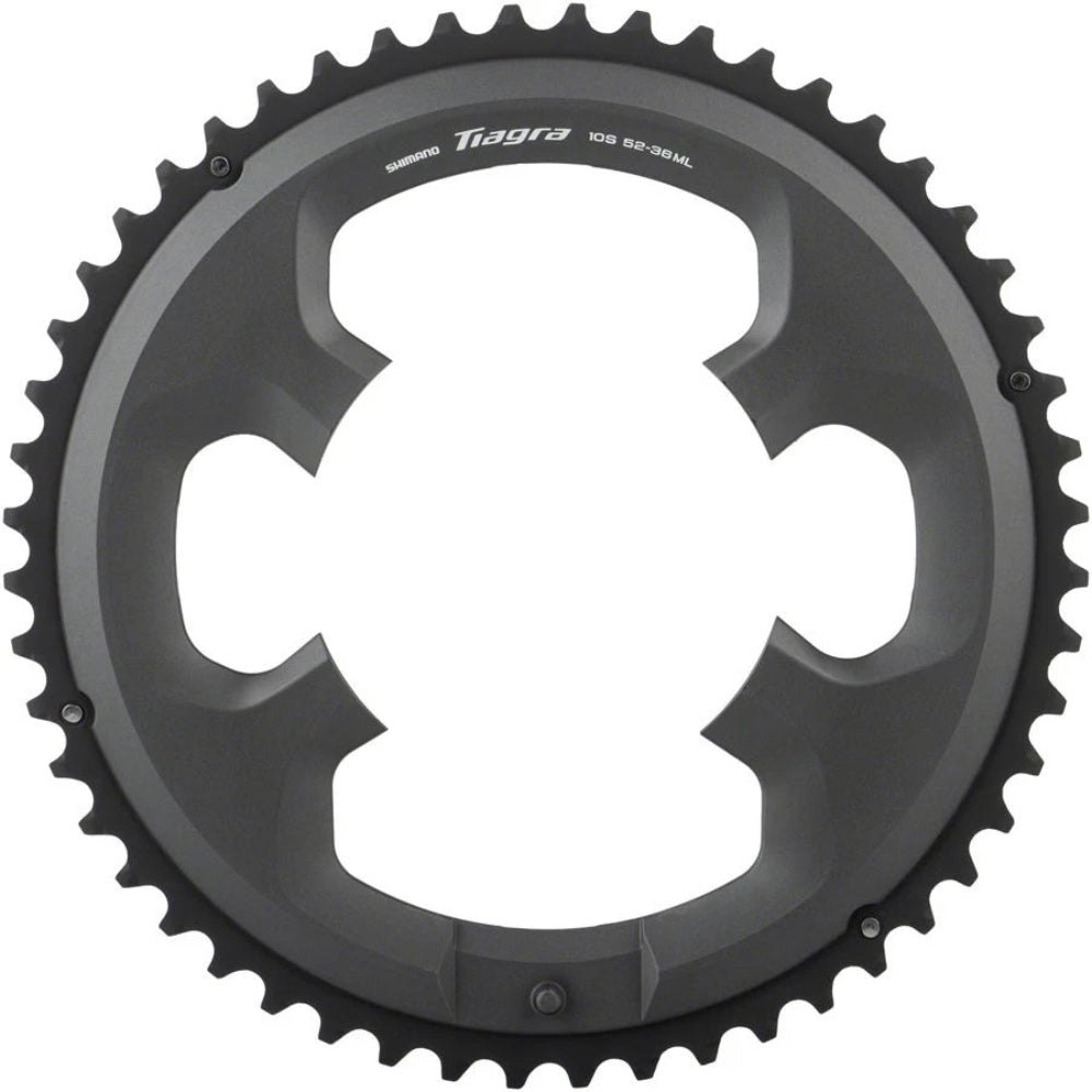 Plato coronilla marca Shimano para grupos de 10 velocidades tiagra 4700 52 36 50 34