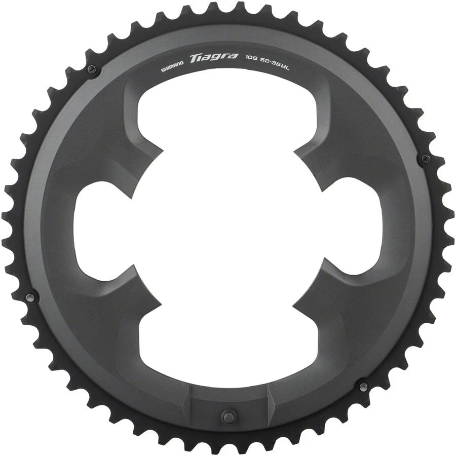 Plato coronilla marca Shimano para grupos de 10 velocidades tiagra 4700 52 36 50 34