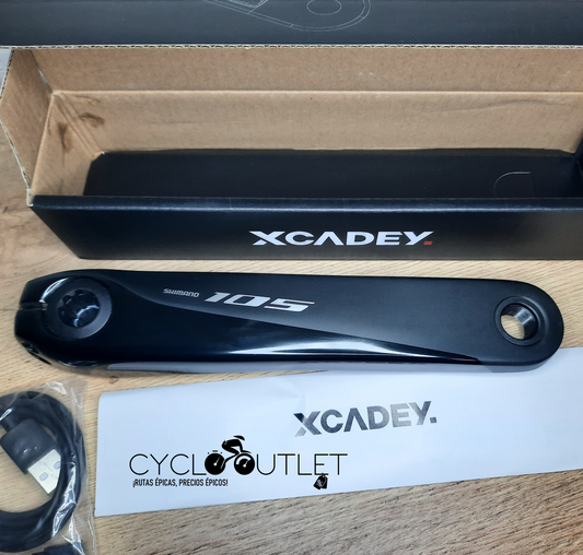 Biela de potencia para bicicleta Shimano 105 xcadey referencia R7000 de 11 velocidades