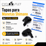 Tapas Embellecedoras para manetas ergopower shimano 105 referencia R7000, R7120 y 4720