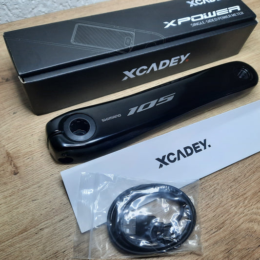 Biela de potencia para bicicleta Shimano 105 xcadey referencia R7100 de 12 velocidades electrónico