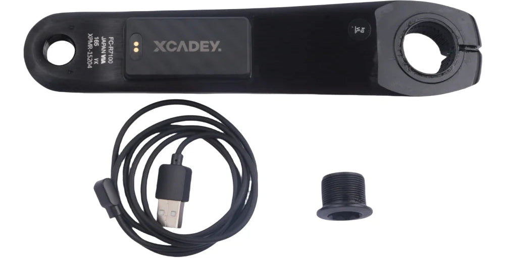 Biela de potencia para bicicleta Shimano 105 xcadey referencia R7100 de 12 velocidades electrónico
