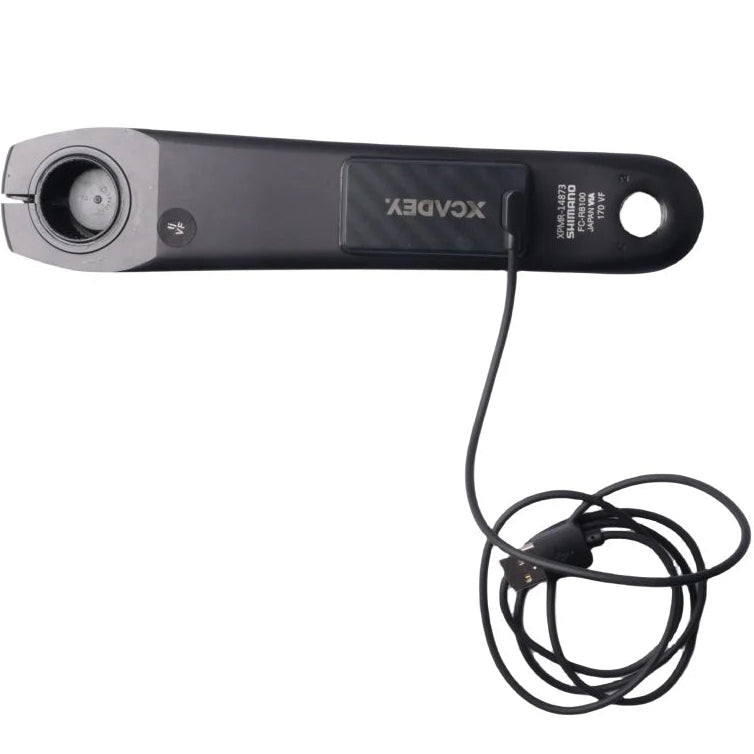 Biela de potencia para bicicleta Shimano 105 xcadey referencia R8100 de 12 velocidades electrónico cargandose