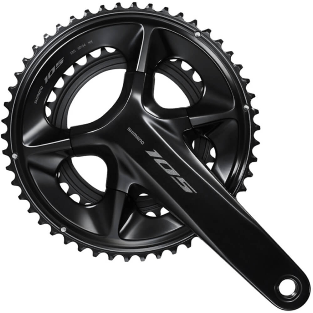 Bielas y coronillas del plato shimano 105  R7100 de 12 velocidades