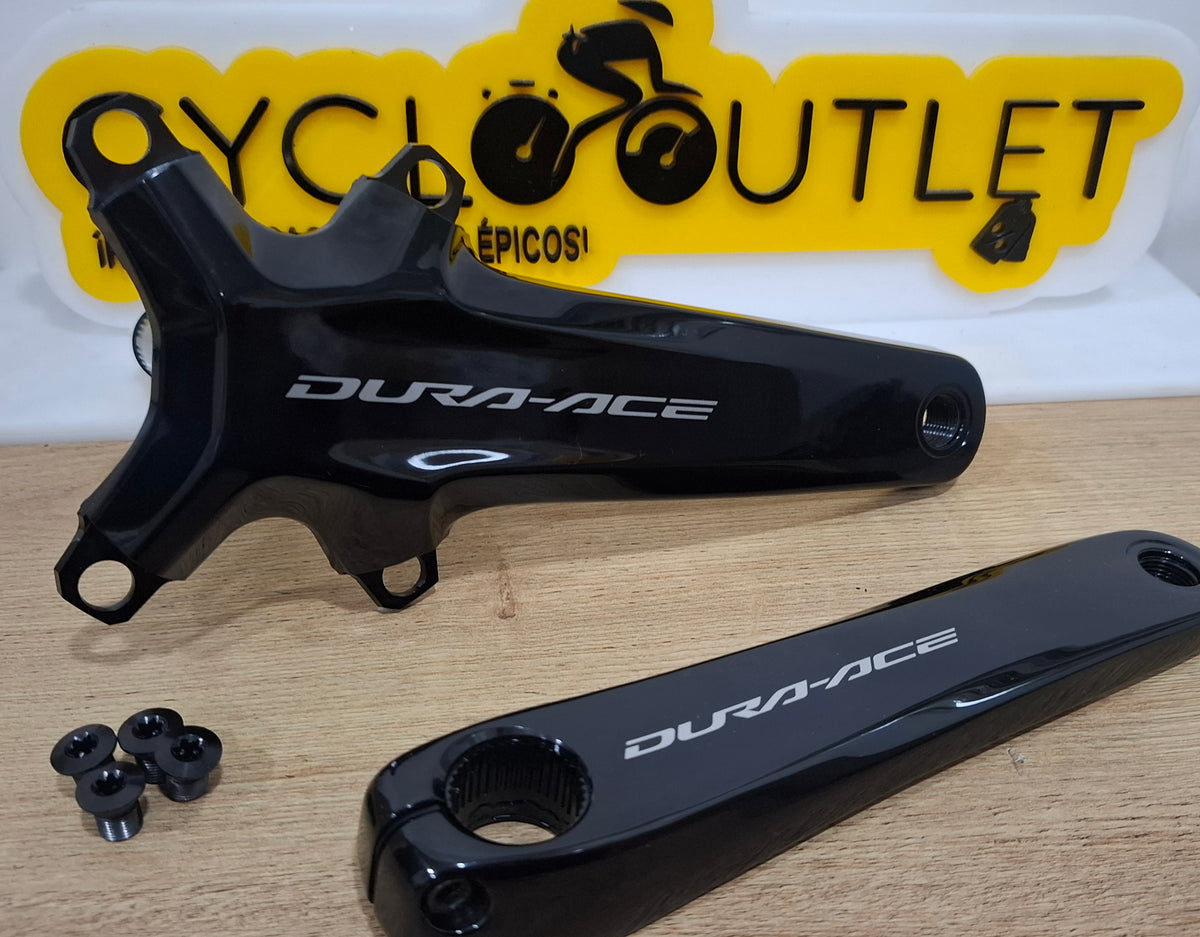 Juego de bielas Shimano Drua Ace referencia R9200 de 12 velocidades para grupos r9270 y r9250 en bogota Colombia cyclooutlet
