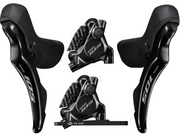 Manetas ergopower marca shimano referencia 105 r7120 mecánicas hidráulicas con mordazas de 12 velocidades