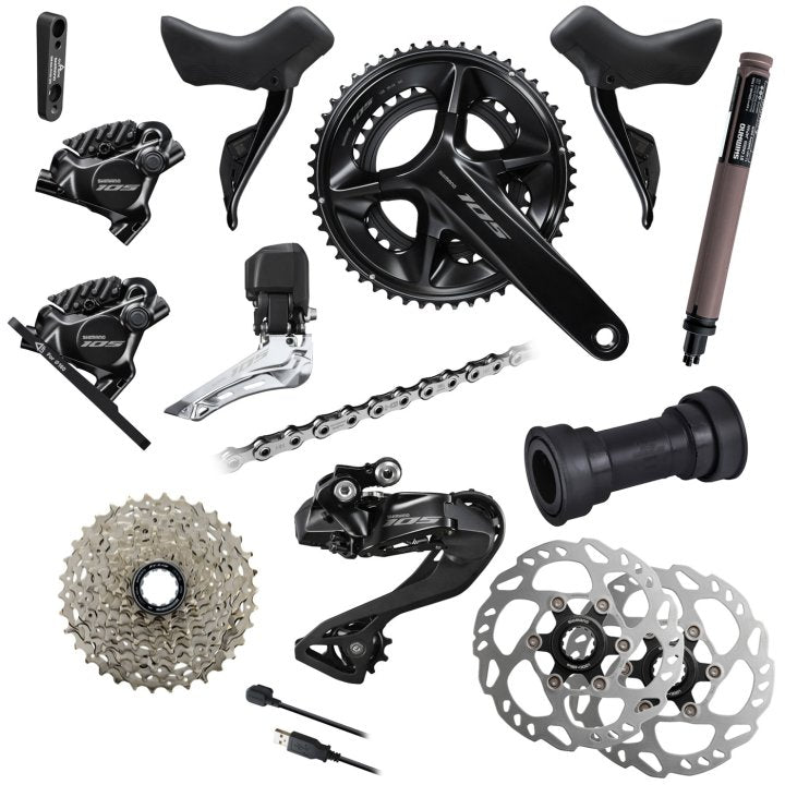 Grupo Shimano 105 R7170 Electrónico Di2 Disco