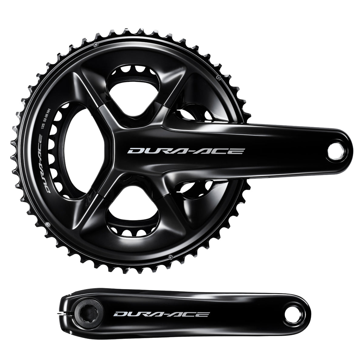 Juego de bielas y coronillas del grupo de 12 velocidades shimano dura ace R9200