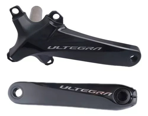 detalle del juego de bielas shimano ultegra r8000 de 11 velocidades