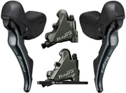 Manetas ergopower shimano tiagra de 10 velocidades disco hidraulico referencia 4720 con mordazas