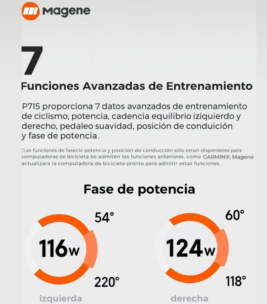 Pedales con Potenciómetro Magene P715 - vista 15
