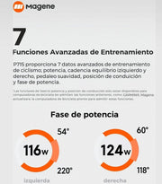 Pedales con Potenciómetro Magene P715 - miniatura 15