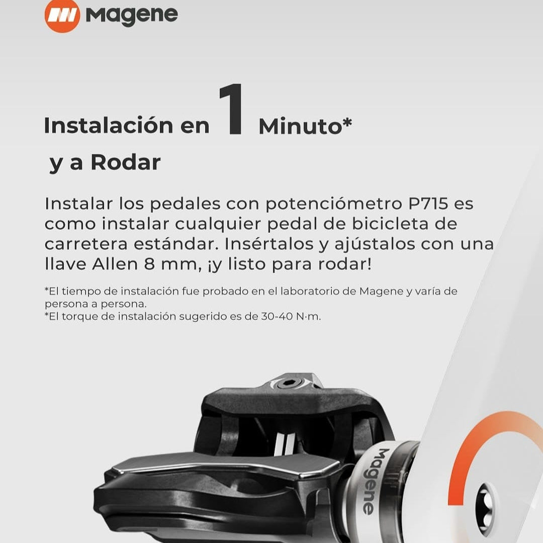 Pedales con Potenciómetro Magene P715 - vista 12