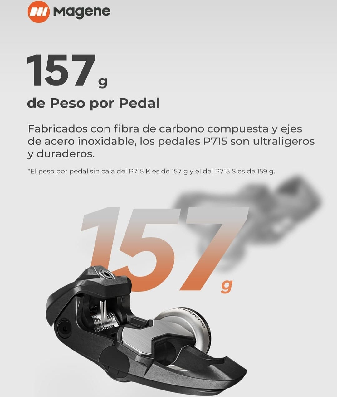 Pedales con Potenciómetro Magene P715 - vista 13