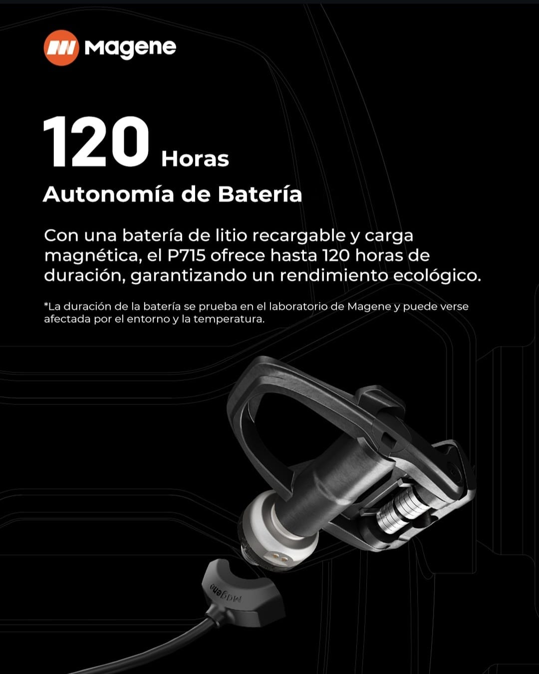 Pedales con Potenciómetro Magene P715