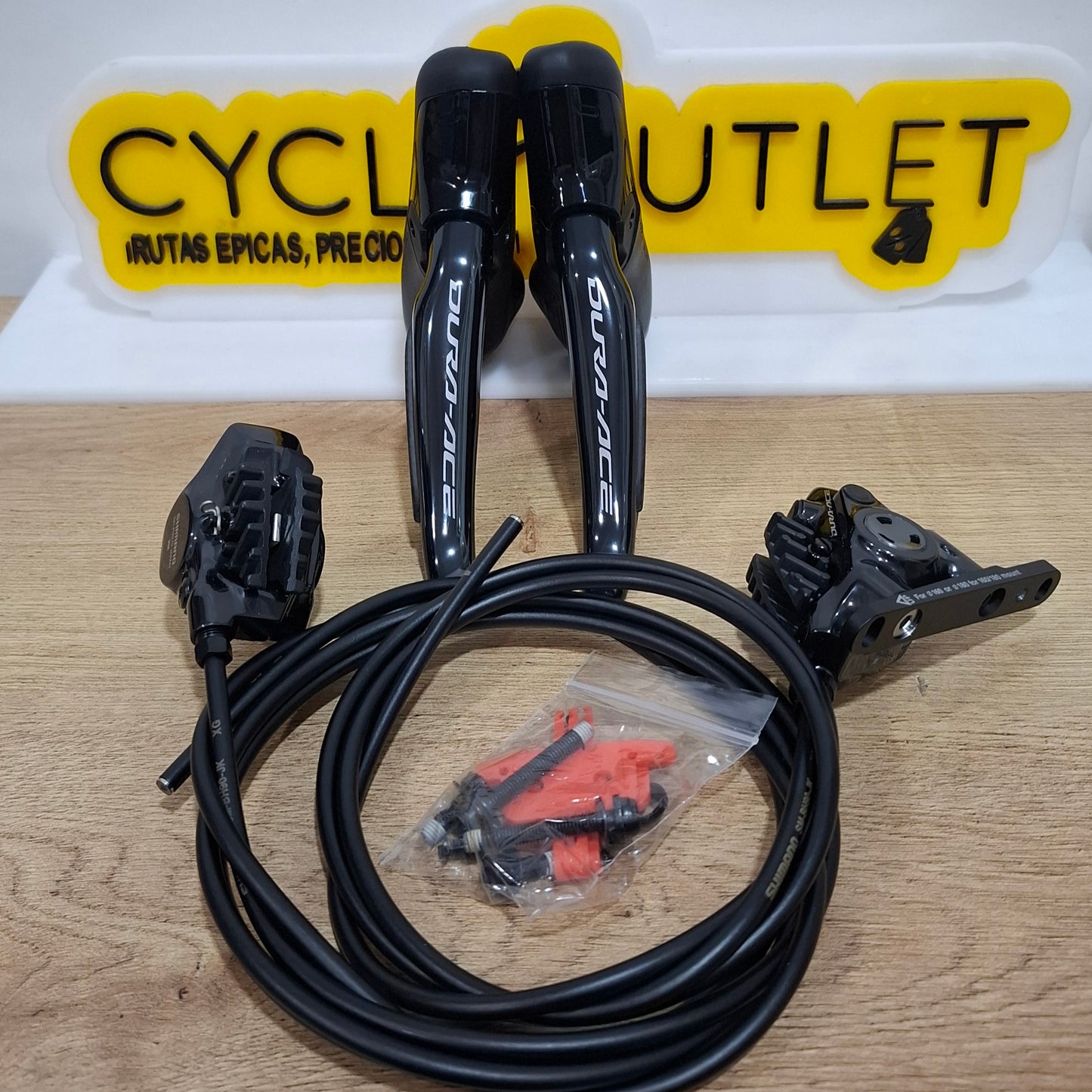 Manetas Ergopower Shimano Dura Ace R9270 Electrónico Disco