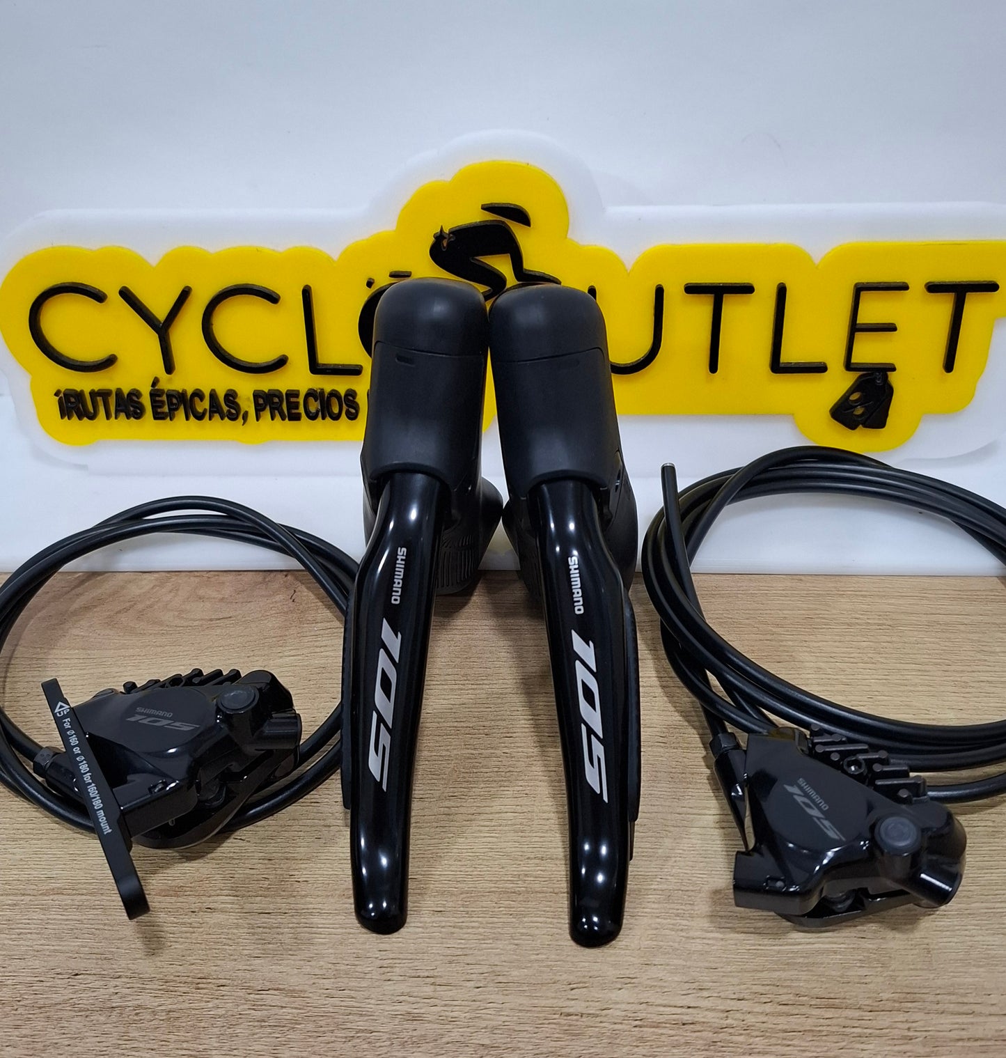 Manetas Ergopower Shimano 105 R7170 Electrónico Disco