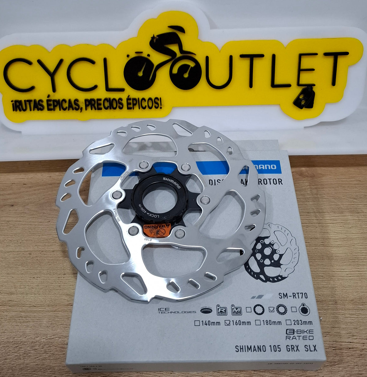 Rotor de freno Shimano 105 RT70 - vista 2