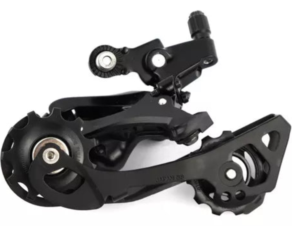 parte posterior del Descarrilador trasero marca Shimano referencia 105 r7000 de 11 velocidades gs pata larga