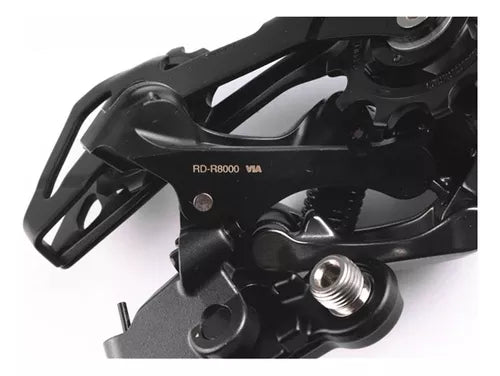 Descarrilador trasero marca Shimano referencia Ultegra R8000 para grupos  11 velocidades gs pata larga